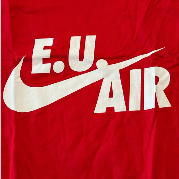 Emotionally Unavailable x Nike E.U AIR T-Shirt *NEW WITH TAGS*Size XL*RED - Picture 3 of 5